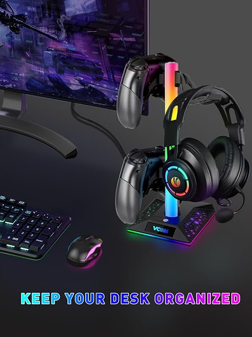 RGB Gaming Headphones Stand