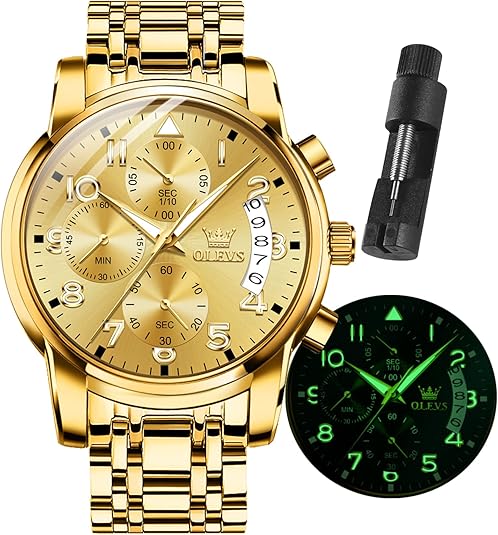 OLEVS Men Multifunction Watch