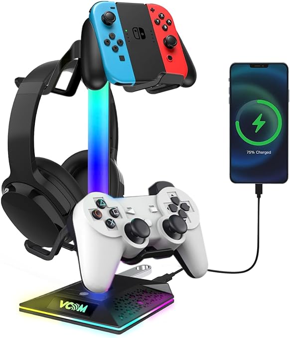 RGB Gaming Headphones Stand