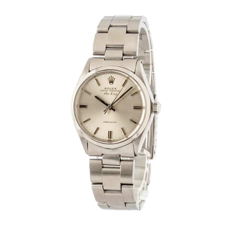 Rolex Air-King 5500 Silver Dial