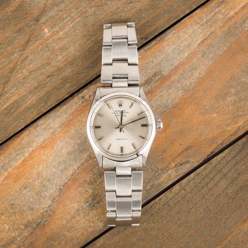 Rolex Air-King 5500 Silver Dial